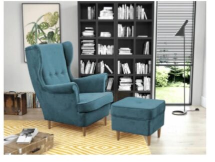 Set fotoliu GLOBAL323+taburet GLOBAL324